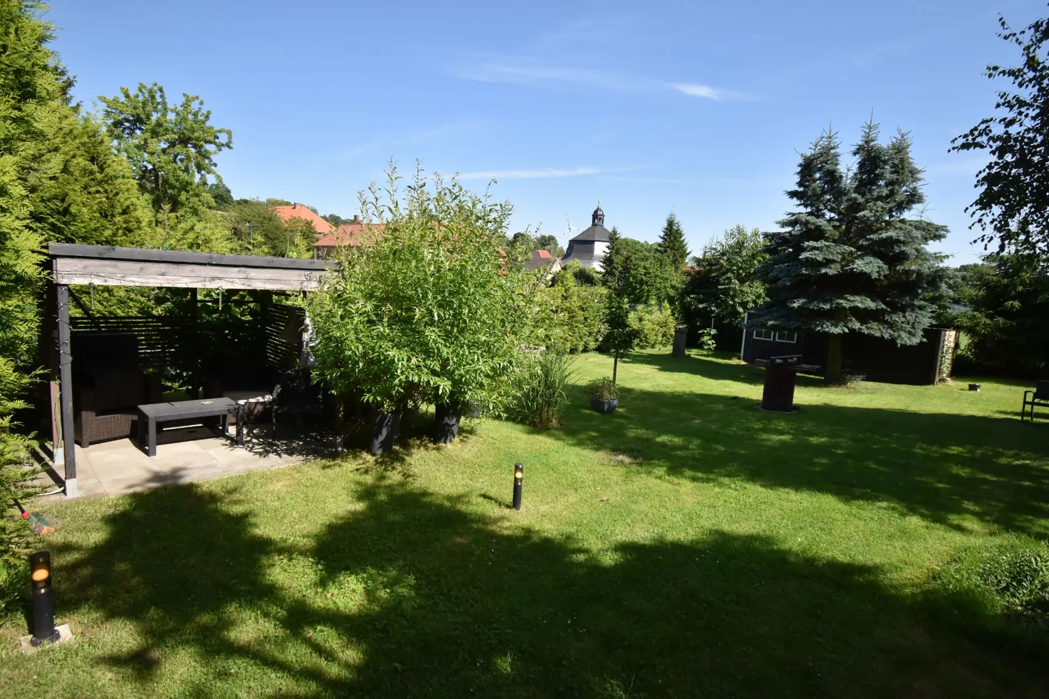 Garten vorher